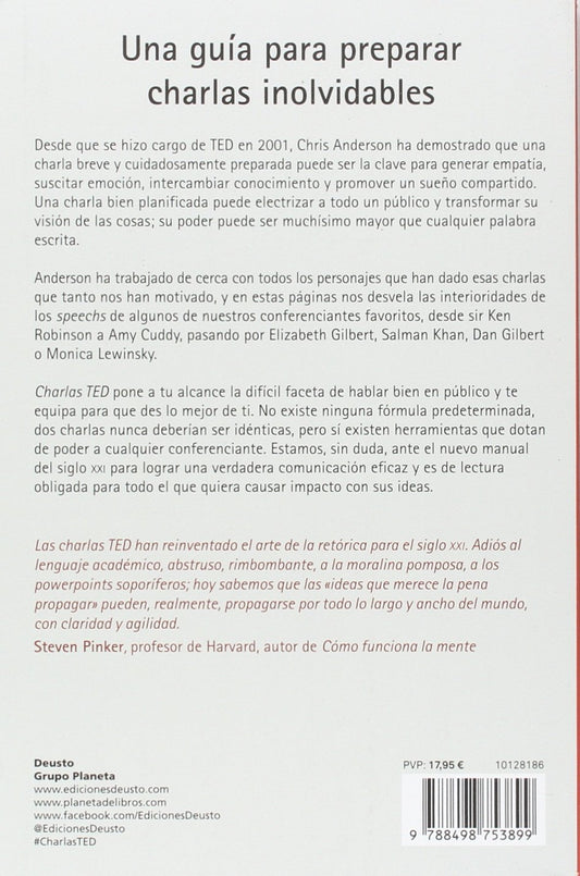 Charlas TED | La guía oficial TED para hablar en público