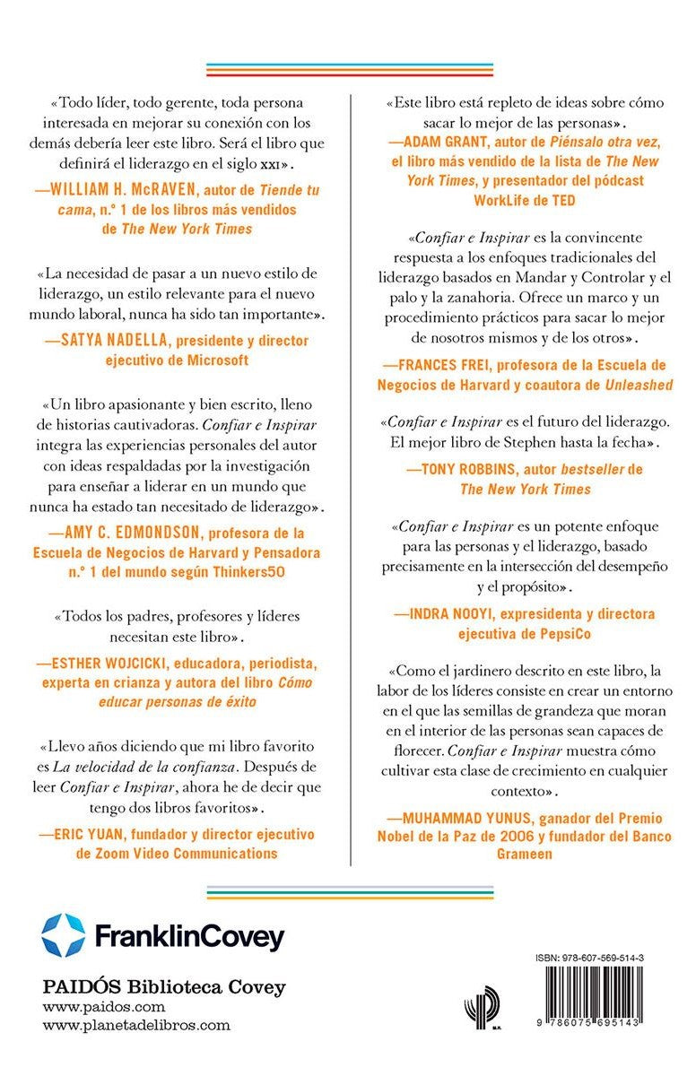 Confiar e Inspirar | Cómo los grandes líderes liberan la grandeza en los demás