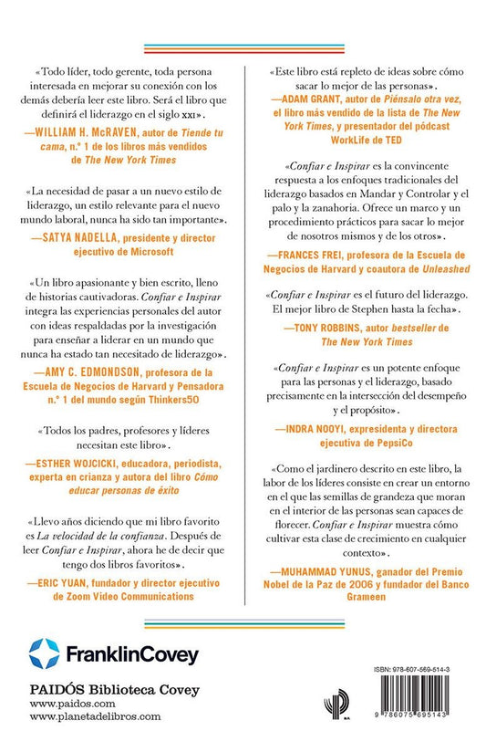 Confiar e Inspirar | Cómo los grandes líderes liberan la grandeza en los demás