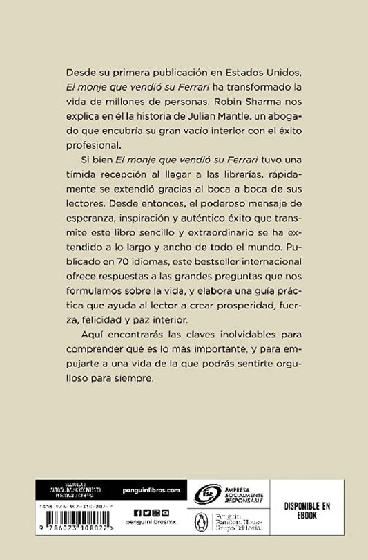 El monje que vendió su Ferrari | Una fábula espiritual que ha marcado la vida de millones de personas en todo el mundo