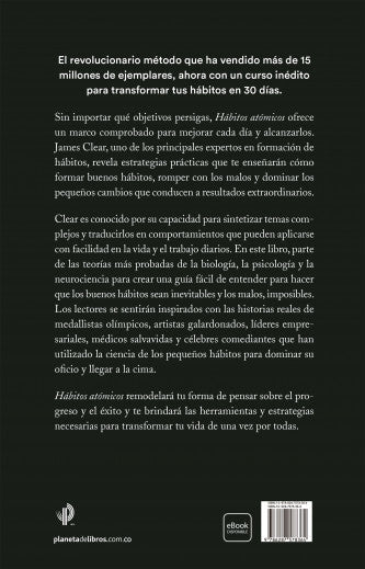 Hábitos Atómicos (TD) | Edición especial que incluye curso inédito 30 días para mejorar tus hábitos