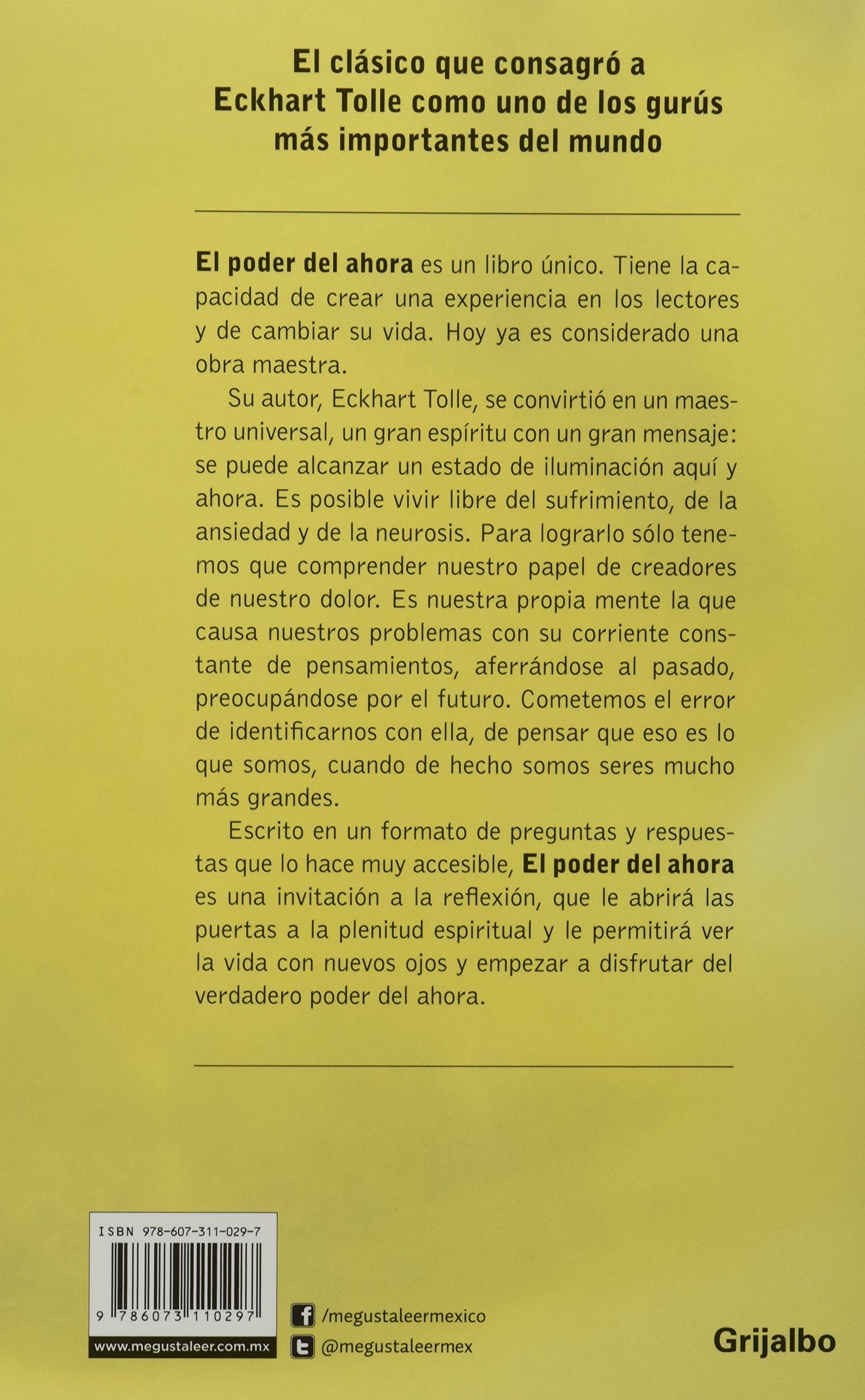 El poder del ahora | Una guía para la iluminación espiritual